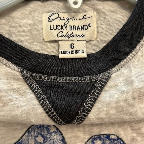 Boys Lucky Brand Long sleeve shirt size 6 - Picture 4 of 4